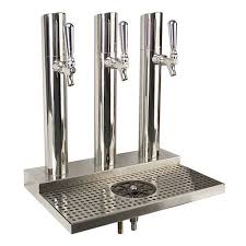 Stainless steel commercial cold water dispensing tower